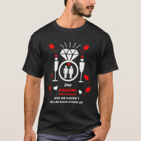 Gay Men 2nd Wedding Anniversary T-Shirt