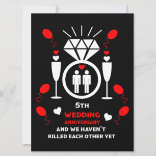 Gay Men 5th Wedding Anniversary