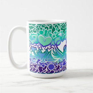 Gay Men MLM Pride Squiggle Coffee Mug