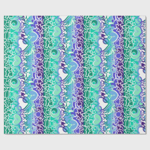 Gay Men MLM Pride Squiggle Wrapping Paper
