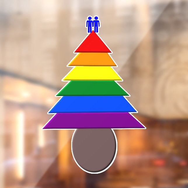 Gay Men Rainbow Christmas Tree (Sheet 2)