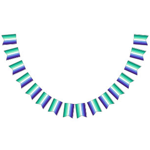 Gay Men’s Pride Flag Bunting Banner LGBT Party