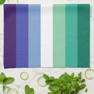 Gay Men's Pride, Striped Print, LGBTQ PRIDE Tea Towel