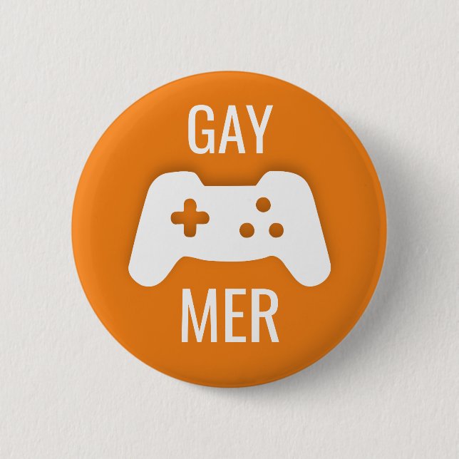 Gay Mer 6 Cm Round Badge (Front)