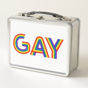 GAY METAL LUNCH BOX