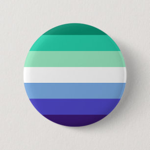 Gay MLM Pride Flag LGBT Pride 6 Cm Round Badge