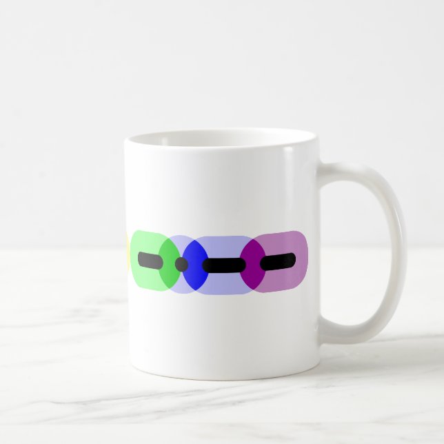 Gay Morse Code Bar Mug (Right)