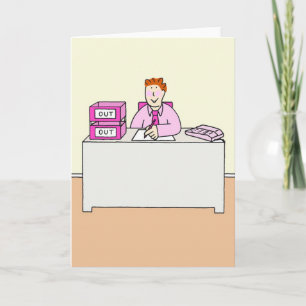 Gay New Job Congratulations Cartoon Card