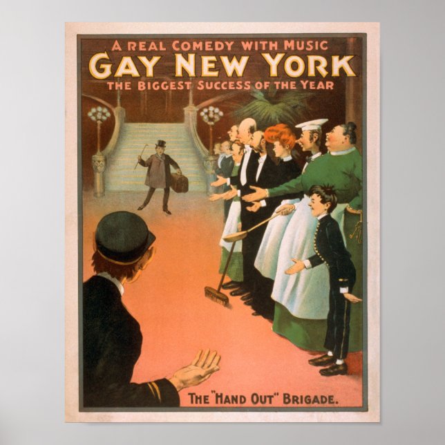 Gay New YorkRich Gentleman Theatre Poster (Front)