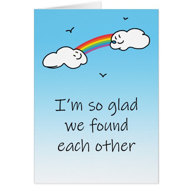Gay or Lesbian Spouse Cute Romantic Anniversary    (Front)