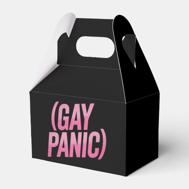 Gay Panic LGBTQ Protest Pride Favour Box (Front Side)