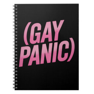 Gay Panic LGBTQ Protest Pride Notebook