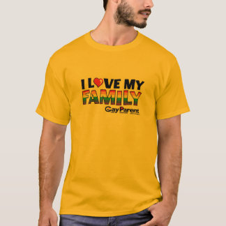 Gay Parent magazine I Love My Family T-shirt