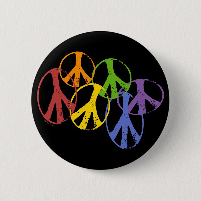 Gay Peace Buttons (Front)