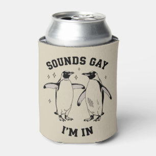 Gay Penguin Sounds Gay I'm In Vintage Queer Lgbtq  Can Cooler