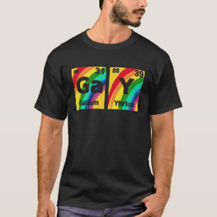 Gay Periodic Table LGBTQ Gay Lesbian Pride For Men T-Shirt