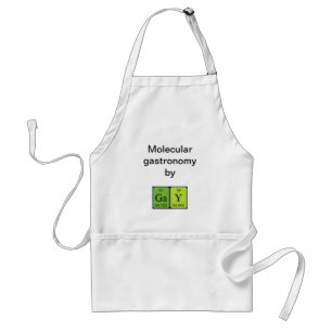 Gay periodic table name apron