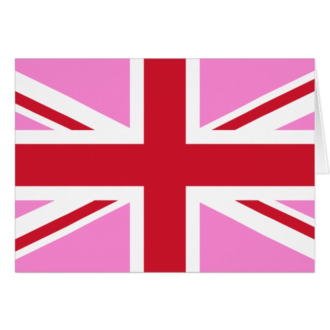 Gay Pink UK Pride Flag (Front Horizontal)