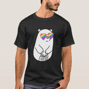 Gay Polar Bear Cute Lgbtq Stuff For Teens Rainbow  T-Shirt
