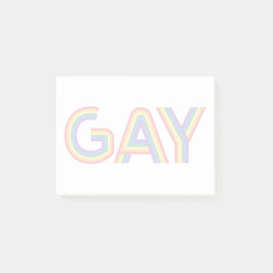 GAY POST-IT NOTES