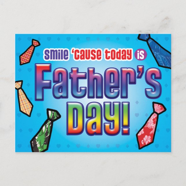 GAY Postcards - Smile Dad (Front)
