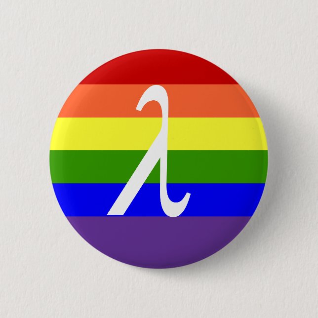 Gay Pride 6 Cm Round Badge (Front)