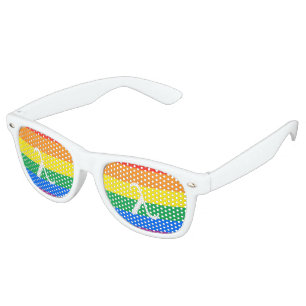 Gay Pride Activism Retro Sunglasses