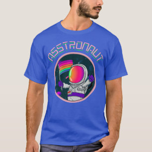Gay Pride Astronaut LGBTQ Space Lesbian Men Women  T-Shirt