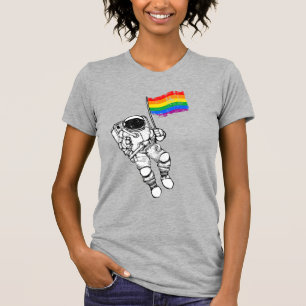 Gay Pride Astronaut T-Shirt