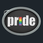 Gay Pride Belt Buckle<br><div class="desc">Gay Pride Belt Buckle
Customisable background.</div>