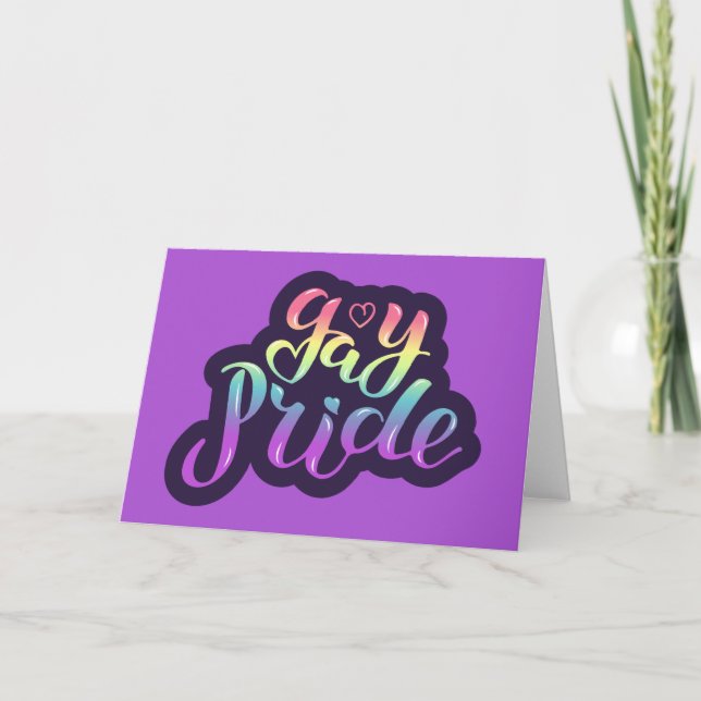 Gay Pride Card (Front)