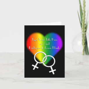 Gay Pride Cards Personalised Rainbow Love Cards