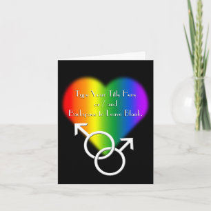 Gay Pride Cards Personalised Rainbow Love Cards