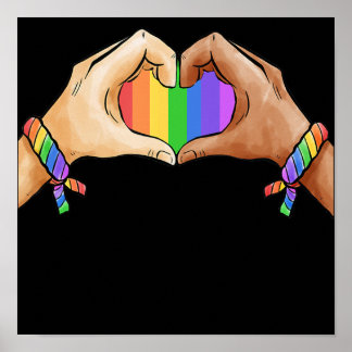 gay pride clothing lgbt rainbow flag t heart uni poster