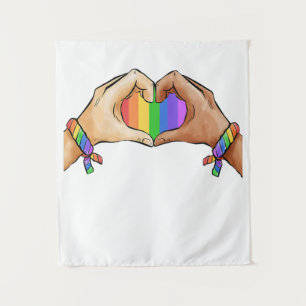 Gay Pride Clothing Lgbt Rainbow  Tapestry