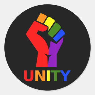 Gay Pride Clothing - Lgbt Resist Shirt And Apparel Classic Round Sticker