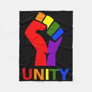 Gay Pride Clothing - Lgbt Resist Shirt And Apparel Fleece Blanket