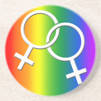 Gay Pride Coaster Rainbow Gay Pride Drink Coasters