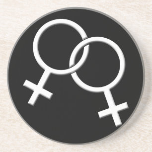 Gay Pride Coaster Women's Gay Pride Drink Coasters