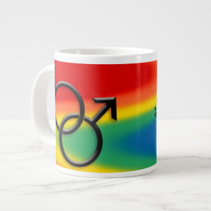 Gay Pride Coffee Cup Rainbow Love Cups Mugs