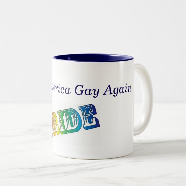 GAY PRIDE coffee mug (Front Right)