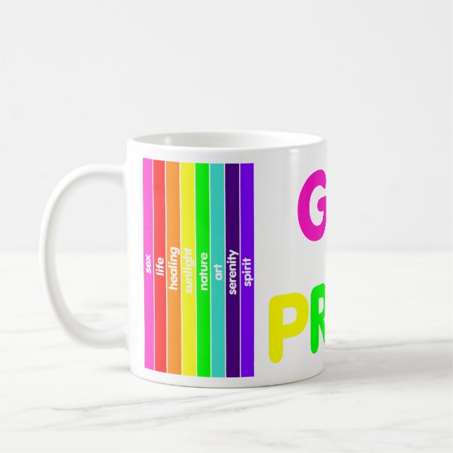 Gay Pride Coffee Mug (Left)