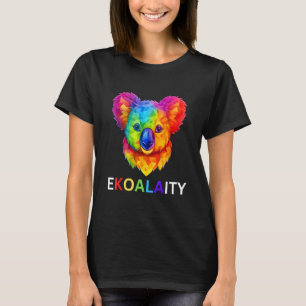 Gay Pride EKOALAITY Koala 2023 Pride Flag T-Shirt