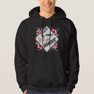 Gay Pride Elevate Embody And Glorious Poodle Hoodie
