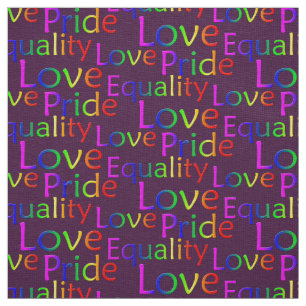 Gay Pride Fabric Rainbow Love Fabric Pride Fabric