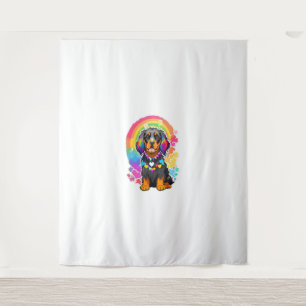 Gay Pride Flag Gordon Setter Dog Lover Rainbow Pri Tapestry