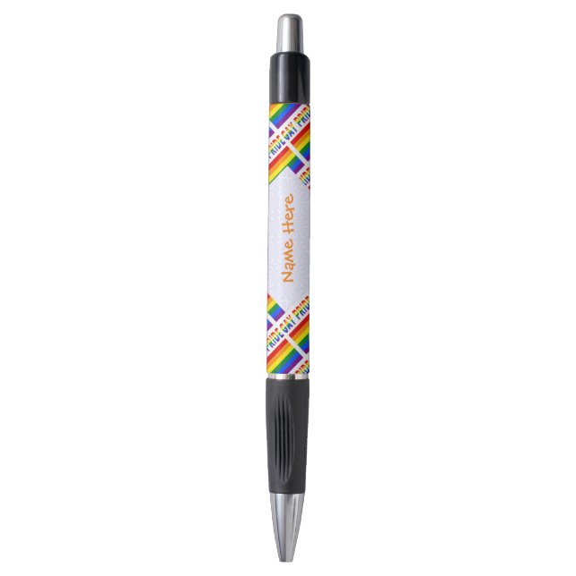 Gay Pride Flag LGBTQ Tiled (Front Vertical)