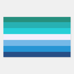 Gay Pride Flag Rectangular Sticker