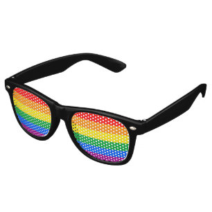 Gay Pride Flag Retro Sunglasses