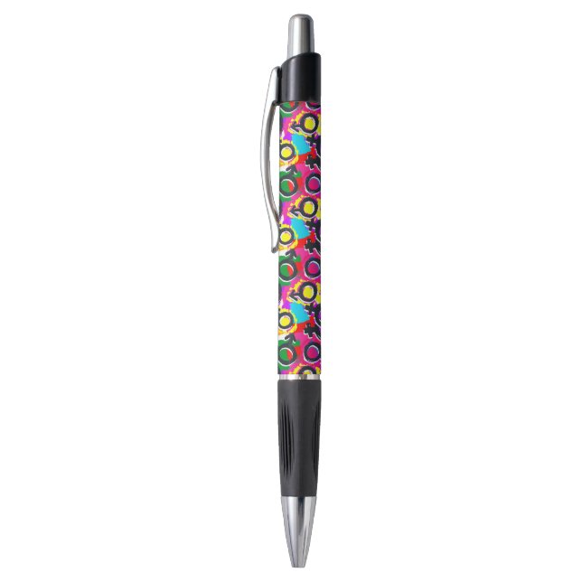 Gay Pride Gender Neon Pattern (Top (Vertical))